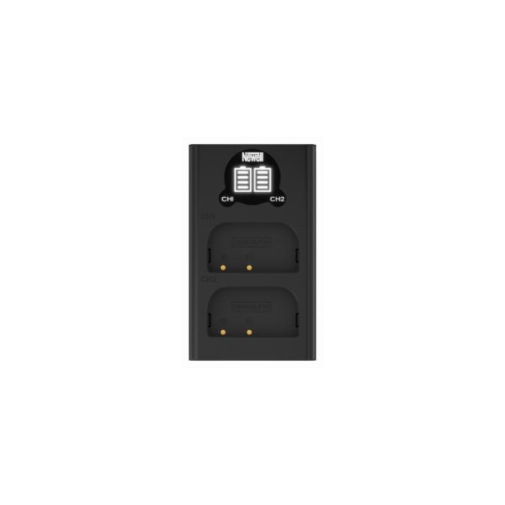 Ładowarka dwukanałowa Newell DL-USB-C do akumulatorów DMW-BLF19 do Panasonic