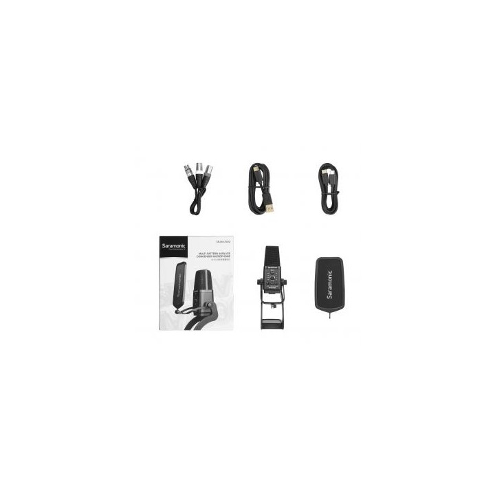 Mikrofon pojemnościowy Saramonic SR-MV7000 ze złączem USB / XLR do podcastów