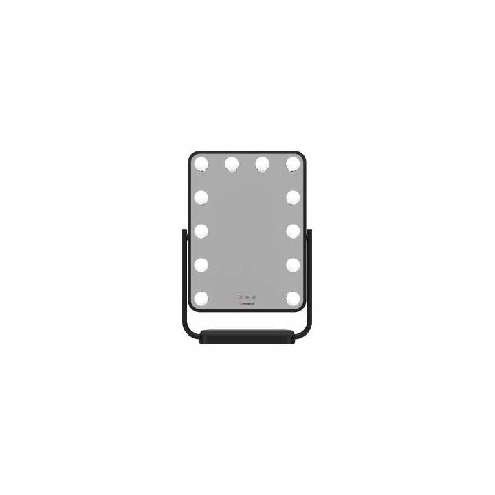 Lustro do makijażu Humanas HS-HM01 z oświetleniem LED - czarne
