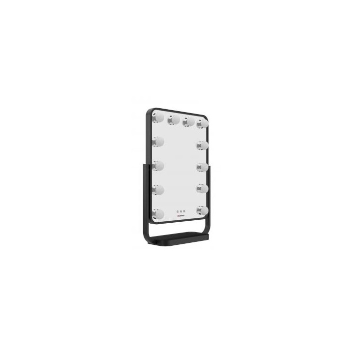 Lustro do makijażu Humanas HS-HM01 z oświetleniem LED - czarne