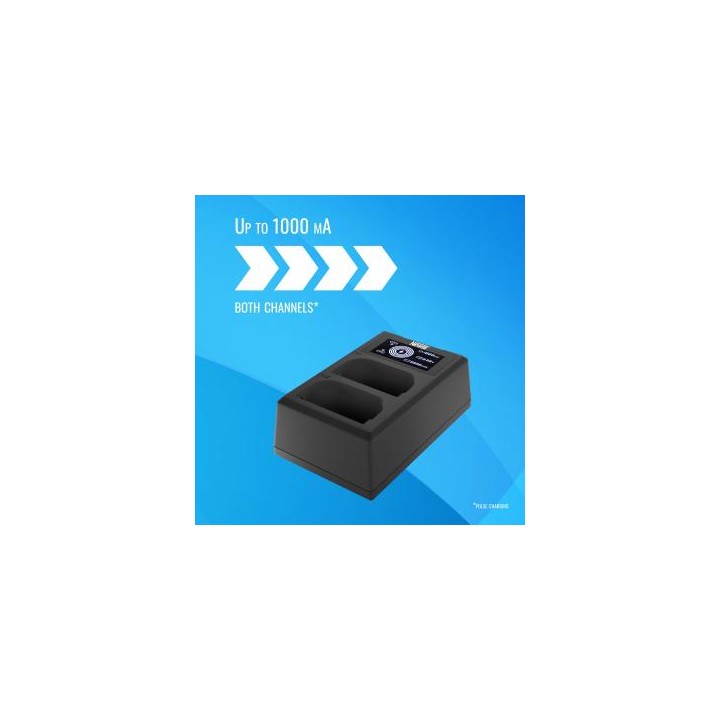 Ładowarka dwukanałowa Newell FDL-USB-C do akumulatorów LP-E6 do Canon