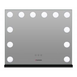Lustro do makijażu Humanas HS-HM02 z oświetleniem LED - czarne