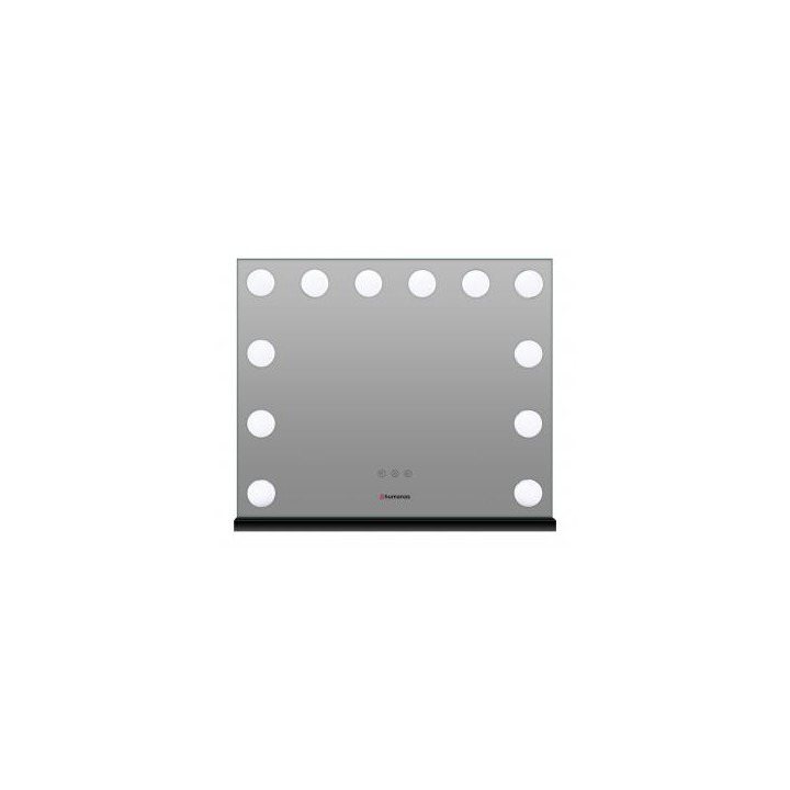 Lustro do makijażu Humanas HS-HM02 z oświetleniem LED - czarne