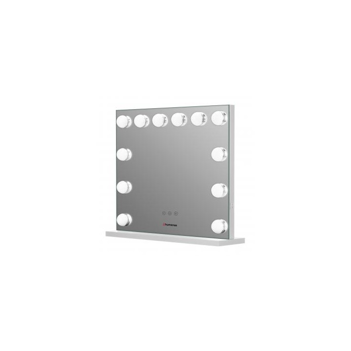 Lustro do makijażu Humanas HS-HM02 z oświetleniem LED - białe