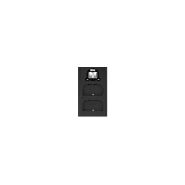 Zestaw ładowarka dwukanałowa Newell DL-USB-C i dwa akumulatory LP-E6N do Canon