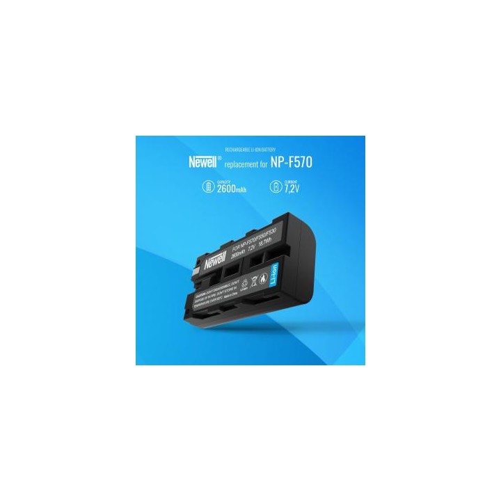 Zestaw ładowarka dwukanałowa Newell DL-USB-C i dwa akumulatory NP-F570 do Sony
