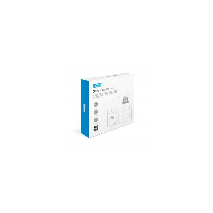 Zestaw ładowarka dwukanałowa Newell DL-USB-C i akumulator LP-E17 do Canon