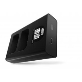 Ładowarka dwukanałowa Newell DL-USB-C do akumulatorów BLX-1 do Olympus