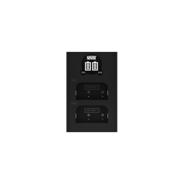 Ładowarka dwukanałowa Newell DL-USB-C do akumulatorów BLX-1 do Olympus