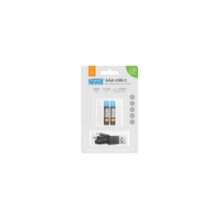 Akumulator Newell AAA USB-C 500 mAh 2 szt. blister