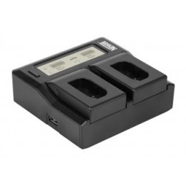 Ładowarka dwukanałowa Newell DC-LCD do akumulatorów DMW-BLK22 do Panasonic