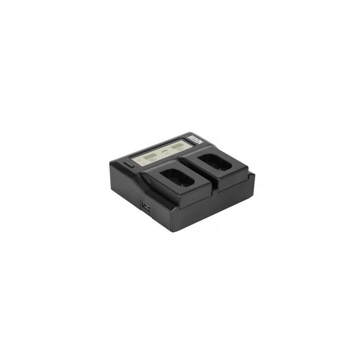 Ładowarka dwukanałowa Newell DC-LCD do akumulatorów DMW-BLK22 do Panasonic