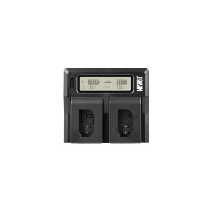 Ładowarka dwukanałowa Newell DC-LCD do akumulatorów DMW-BLK22 do Panasonic