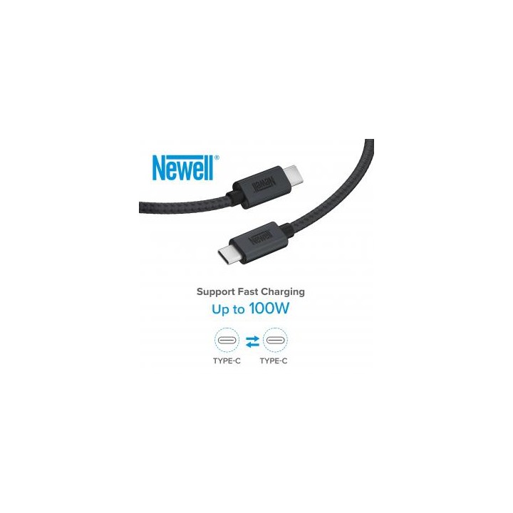 Kabel Newell USB-C - USB-C 3.2 Gen 2 - 2 m, grafitowy