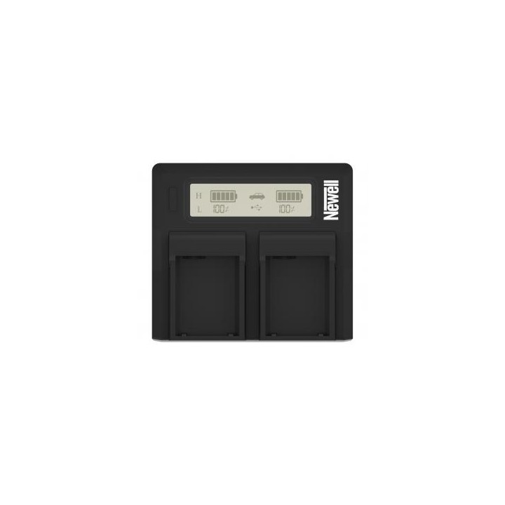 Ładowarka dwukanałowa Newell DC-LCD do akumulatorów BP-955/975 do Canon
