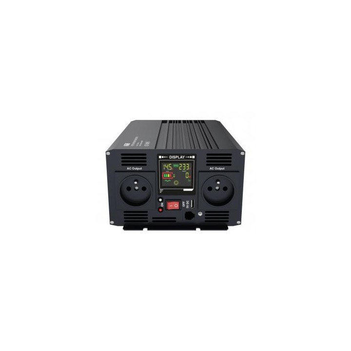Przetwornica napięcia Newell z czystą sinusoidą - 12 V / 230 V, 1000 W