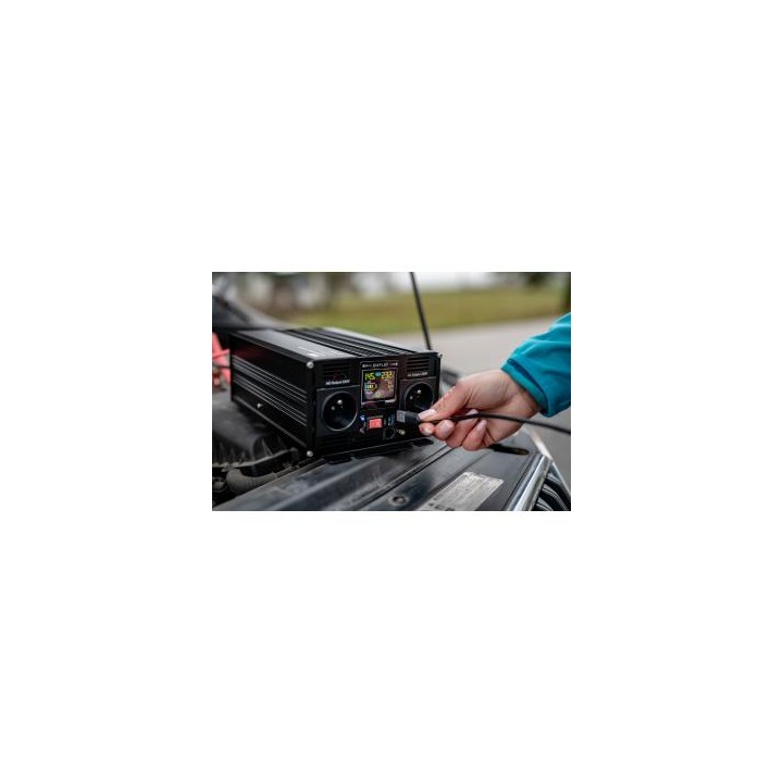 Przetwornica napięcia Newell z czystą sinusoidą - 12 V / 230 V, 1000 W