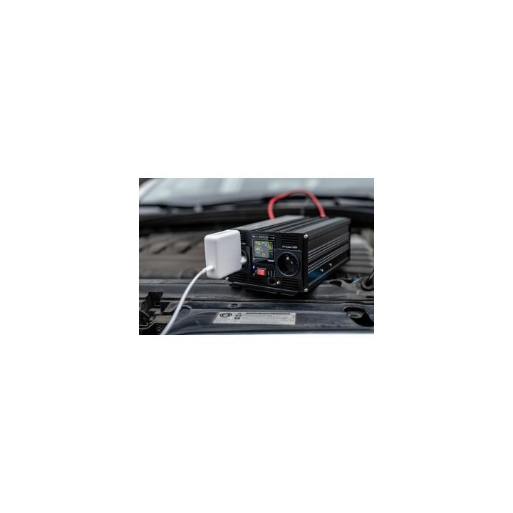 Przetwornica napięcia Newell z czystą sinusoidą - 12 V / 230 V, 1000 W
