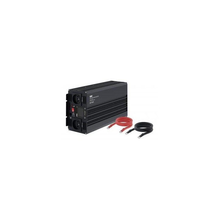 Przetwornica napięcia Newell z czystą sinusoidą - 12 V / 230 V, 2000 W