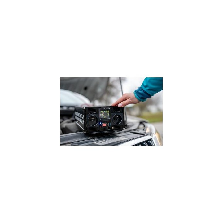 Przetwornica napięcia Newell z czystą sinusoidą - 12 V / 230 V, 2000 W