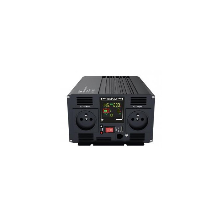 Przetwornica napięcia Newell z czystą sinusoidą - 24 V / 230 V, 1000 W