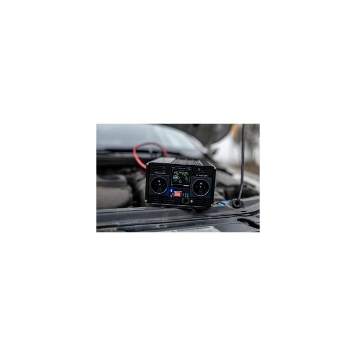 Przetwornica napięcia Newell z czystą sinusoidą - 24 V / 230 V, 1000 W