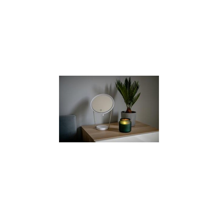 Lusterko do makijażu Humanas HS-ML01 z podświetleniem LED - białe