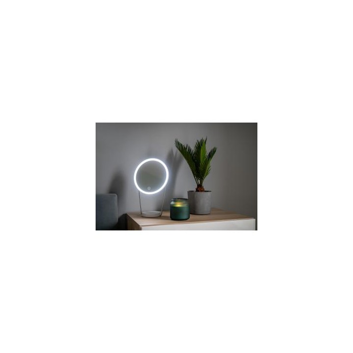 Lusterko do makijażu Humanas HS-ML01 z podświetleniem LED - białe