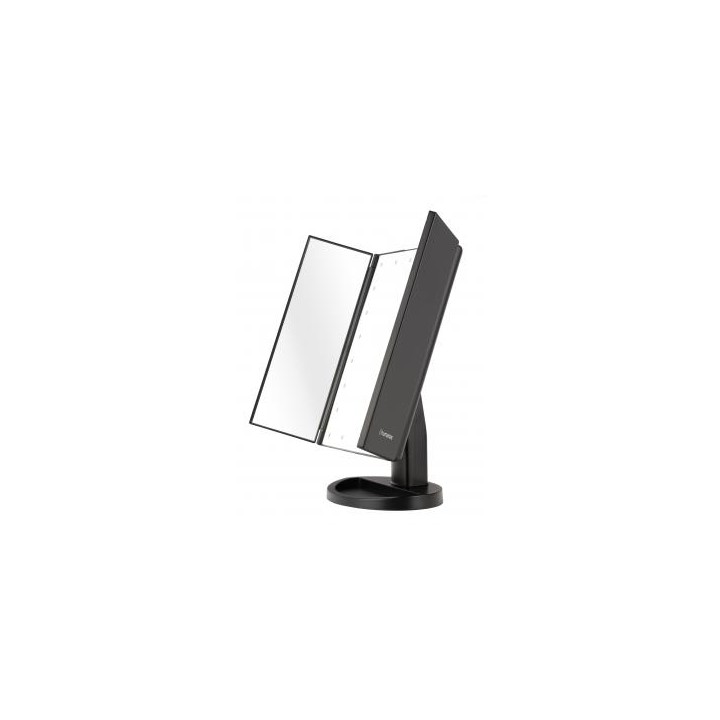 Lusterko do makijażu Humanas HS-ML04 z podświetleniem LED - czarne