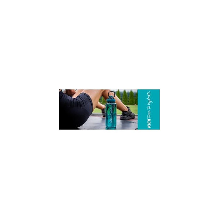 Butelka sportowa KiCA SB01 1000 ml - czarna