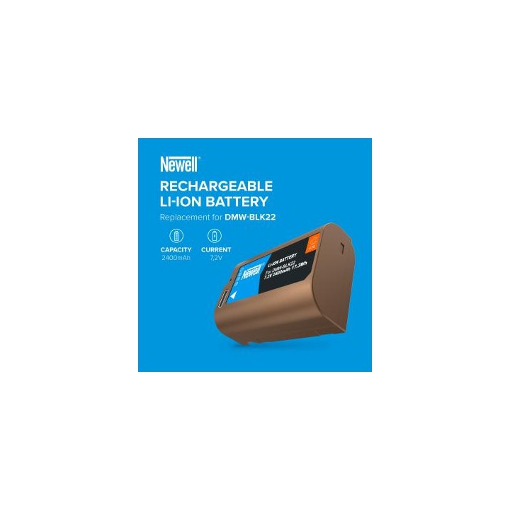 Akumulator Newell zamiennik DMW-BLK22 USB-C do Panasonic