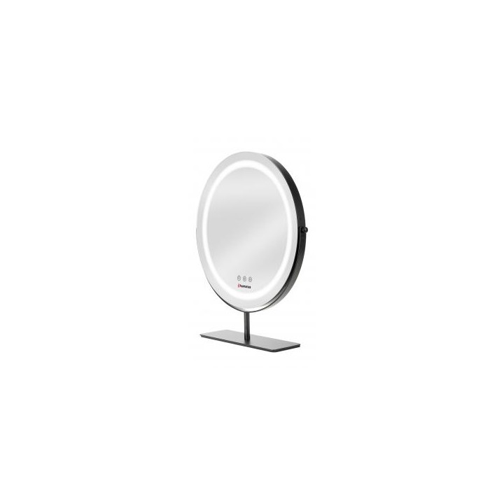 Lustro do makijażu Humanas HS-HM Scarlet z oświetleniem LED - czarne