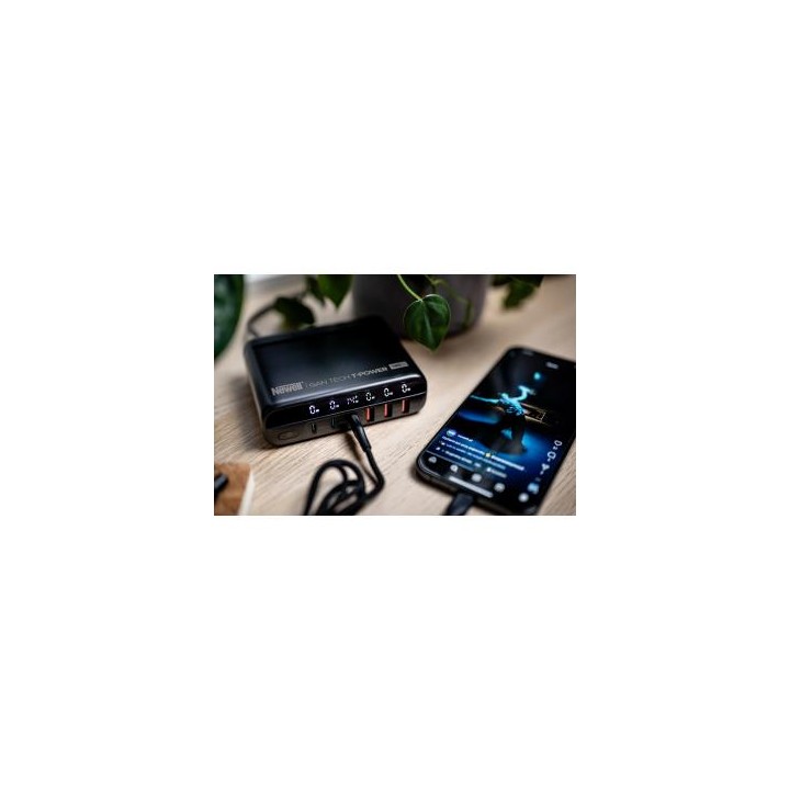 Ładowarka sieciowa z zestawem adapterów Newell GaN Tech T-power 140 W