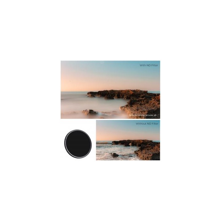 Filtr szary regulowany K&F Concept Nano-C HMC Fader ND2-400 - 58 mm