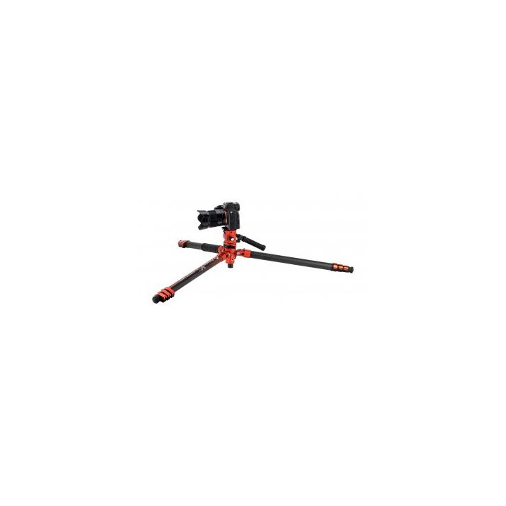 Statyw Fotopro X-Airfly Max Video - pomarańczowy