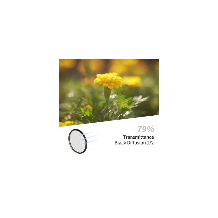 Filtr dyfuzyjny K&F Concept Nano-X MRC Black Mist 1/2 - 82 mm