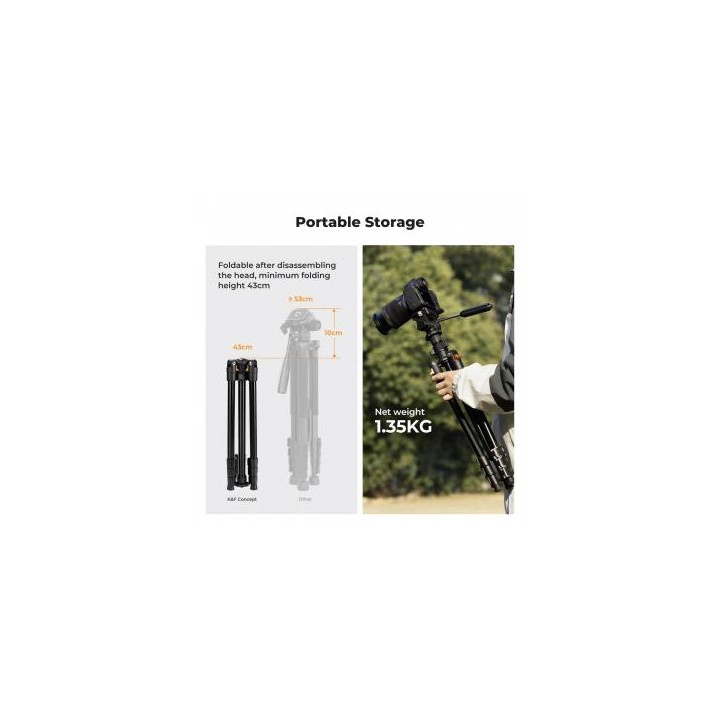 Statyw video K&F Concept K-Series K234A0
