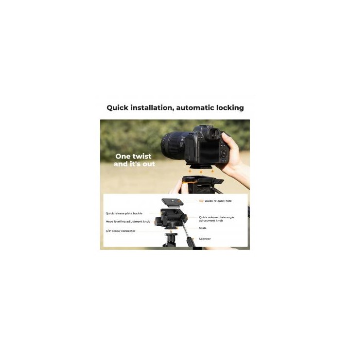 Statyw video K&F Concept K-Series K234A0