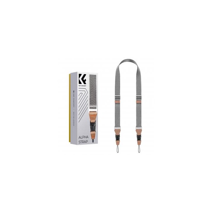 Pasek do aparatu K&F Concept Alpha Strap - szary
