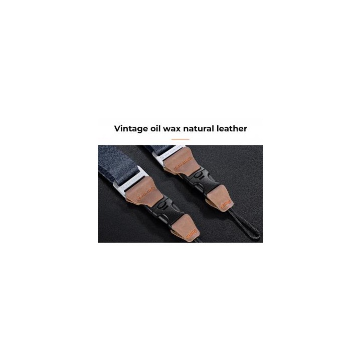 Pasek do aparatu K&F Concept Alpha Strap - ciemnoszary