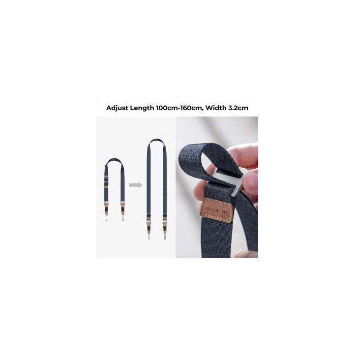 Pasek do aparatu K&F Concept Alpha Strap - ciemnoszary