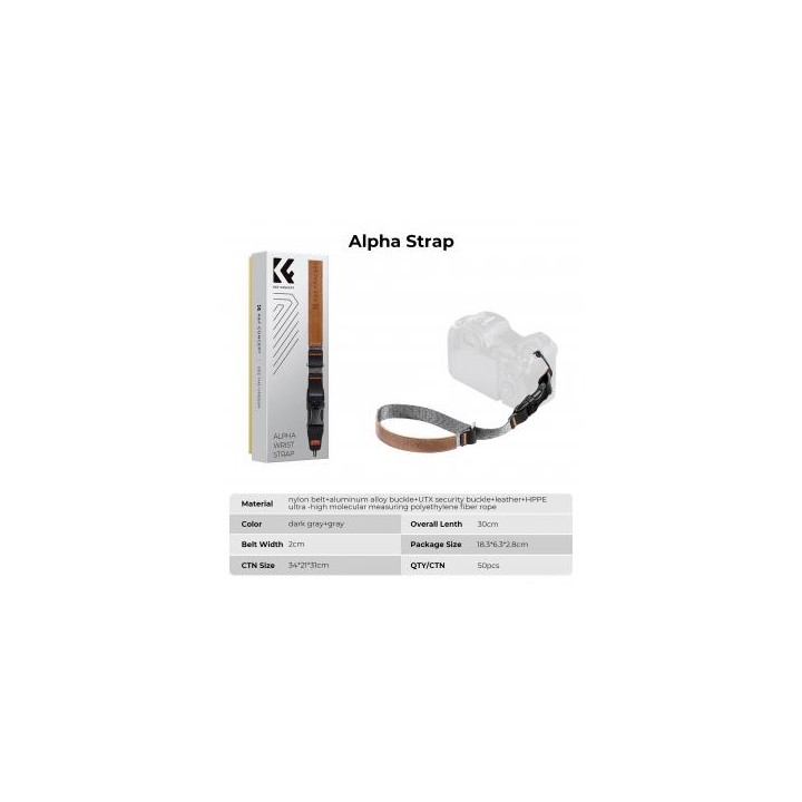 Pasek nadgarstkowy do aparatu K&F Concept Alpha Strap Wrist