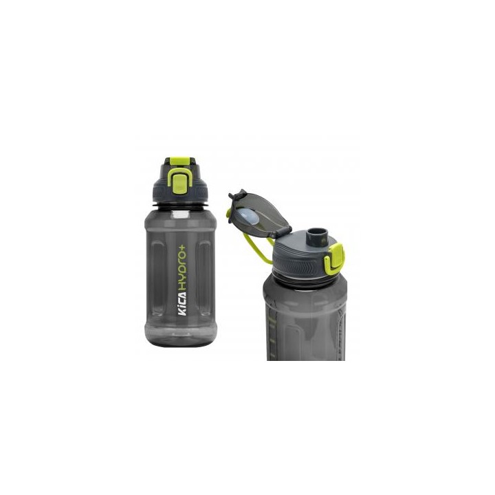 Butelka sportowa KiCA Hydro+ 1000 ml - czarna