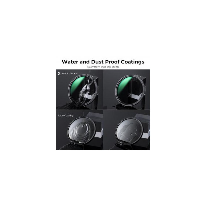 Filtr szary regulowany magnetyczny K&F Concept Nano-X MRC Fader ND2-32 - 72 mm