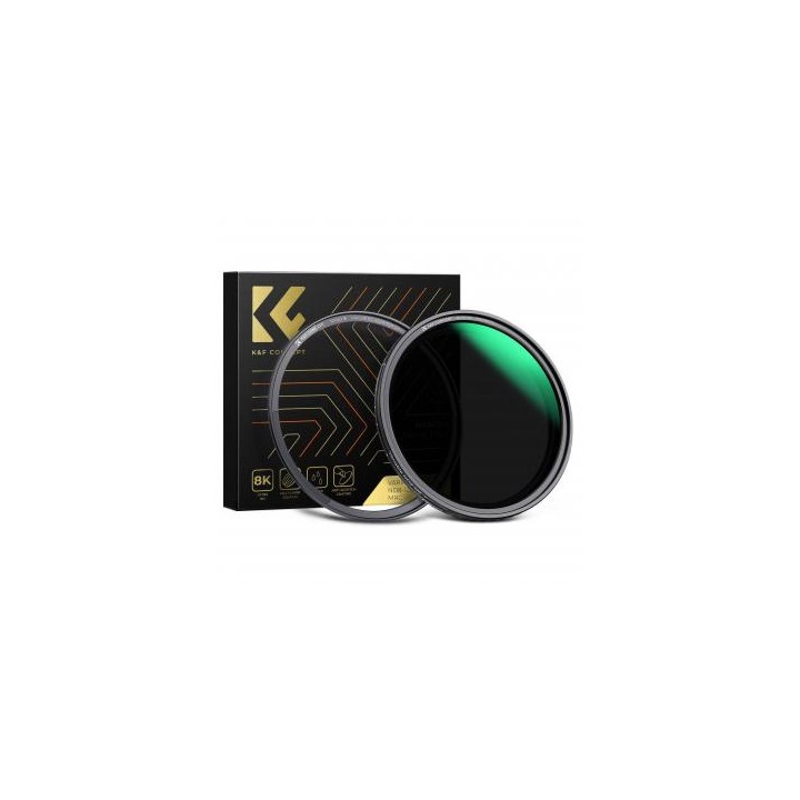 Filtr szary regulowany magnetyczny K&F Concept Nano-X MRC Fader ND8-128 - 62 mm