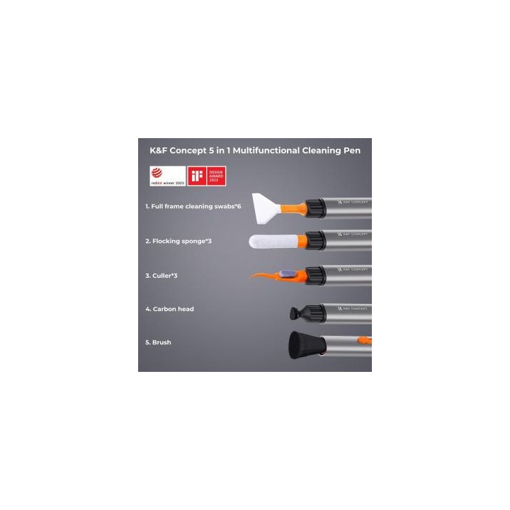 Zestaw czyszczący K&F Concept Versatile Swith Cleaning Pen Kit do matryc pełnoklatkowych