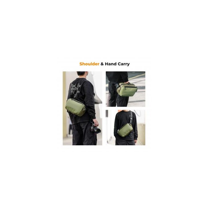 Torba fotograficzna K&F Concept Alpha Sling Bag 10 l - zielona