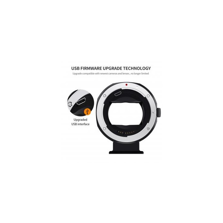 Adapter bagnetowy K&F Concept EF-E IV - Canon EF / Sony E