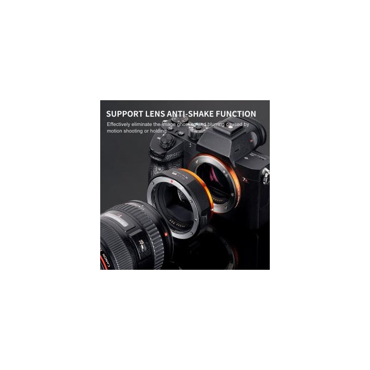 Adapter bagnetowy K&F Concept EF-E IV - Canon EF / Sony E