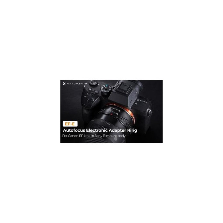Adapter bagnetowy K&F Concept EF-E IV - Canon EF / Sony E